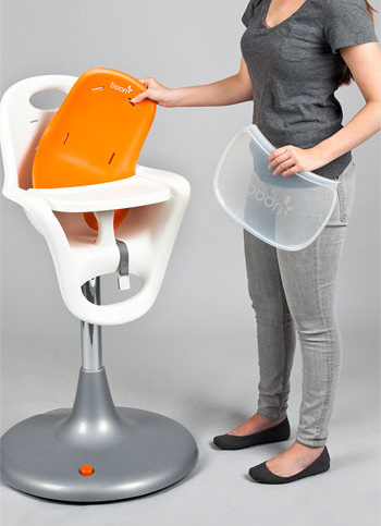 high chair orange